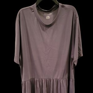 American Eagle clay gray baby doll shirt